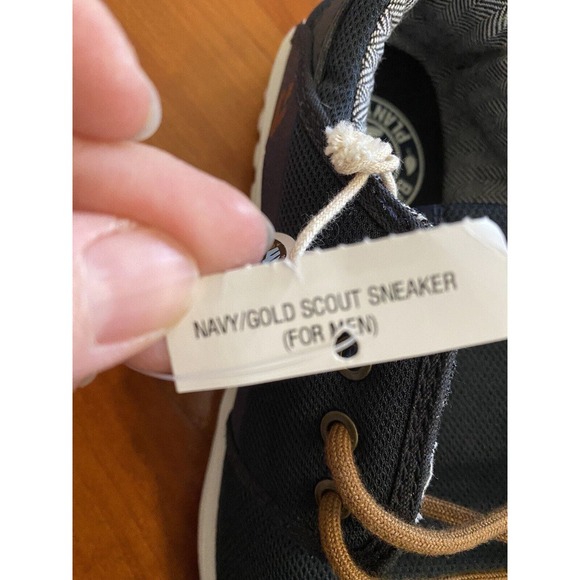 Etnies Men's Scout Low Top Sneaker Shoes Navy Gold Footwear Streetwear Size 5 - Picture 11 of 12